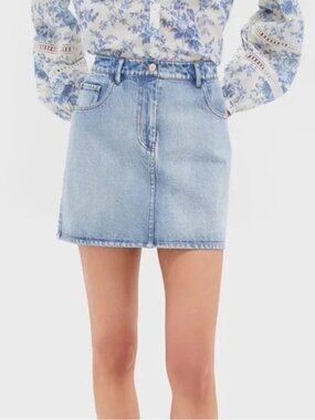 Tuckernuck Pippa Denim Mini Skirt Size Large NWT